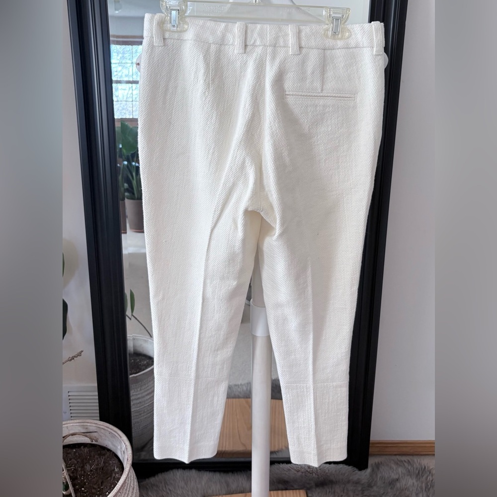 3.1 Phillip Lim Ivory Texured Pants View 2